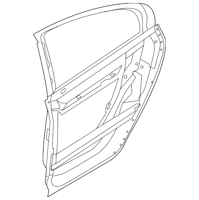 31424605 Деталь DOOR SHELL, LEFT