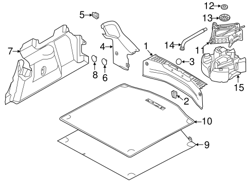 Focus INTERIOR TRIM - REAR BODY 2