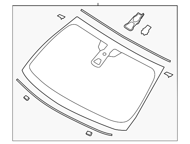 EE9Z-7403100-A Деталь WINDSHIELD