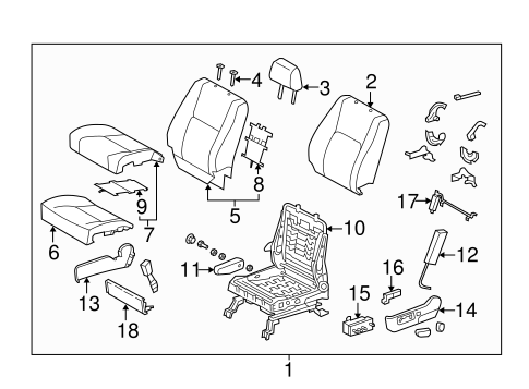 BODY/FRONT SEAT COMPONENTS for 2006 Toyota Tundra #5