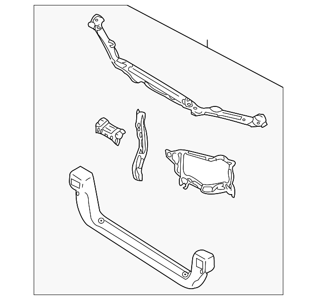 30621237 Деталь RADIATOR SUPPORT