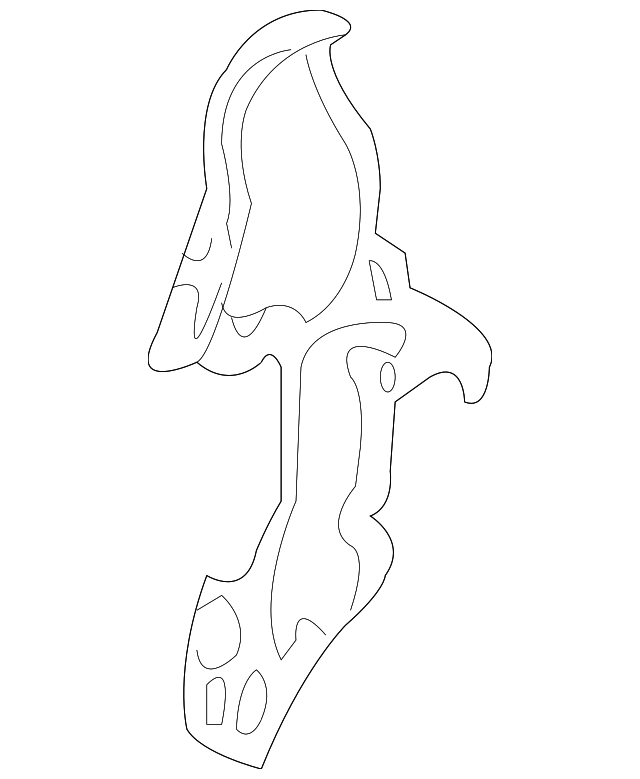 30850281 Деталь AIR GUIDE, LEFT
