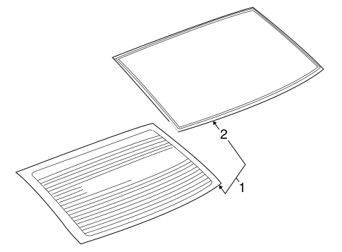 L200 GLASS & HARDWARE - BACK