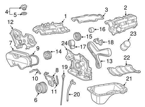 ENGINE/ENGINE PARTS for 2002 Toyota Tacoma #1