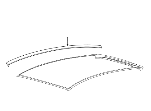 Body/Exterior Trim - Roof for 2012 Ford Focus #1