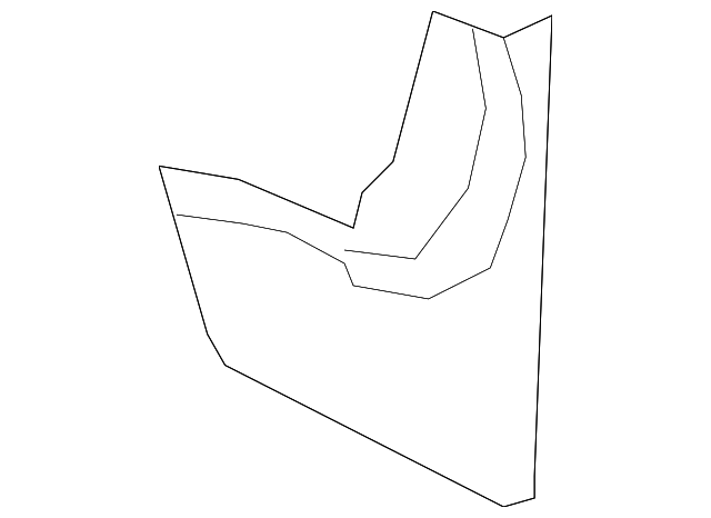 30744143 Деталь MUD GUARD, LEFT