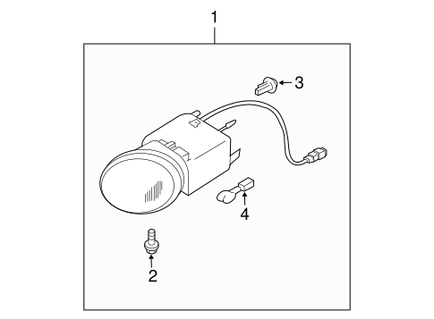 Fog Lamps for 2001 Nissan Frontier #1