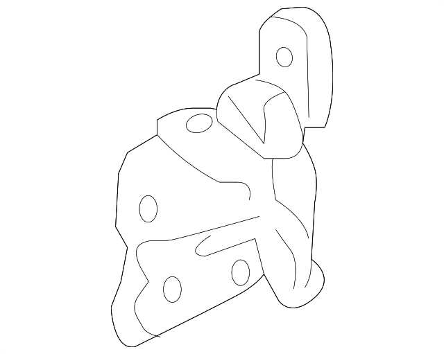 19184175 Деталь LOWER HINGE, RIGHT