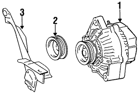 ELECTRICAL/ALTERNATOR for 1997 Toyota Tercel #1