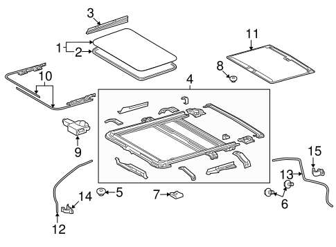 ELECTRICAL/SUNROOF for 2013 Toyota Land Cruiser #1
