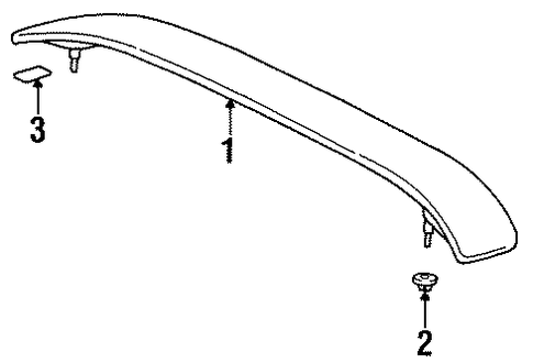 BODY/SPOILER for 1996 Toyota Paseo #1