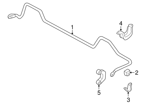 9-2X STABILIZER BAR & COMPONENTS