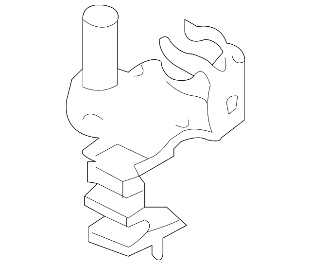 32007171 Деталь VAPOR CANISTER FRONT BRACKET