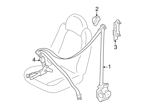 Mariner FRONT SEAT BELTS