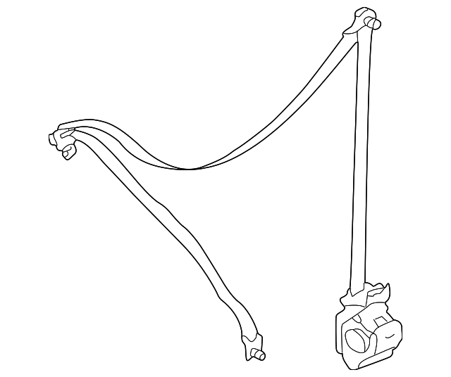 6L8Z-78611B08-AAA Деталь RETRACTOR ASSY, RIGHT