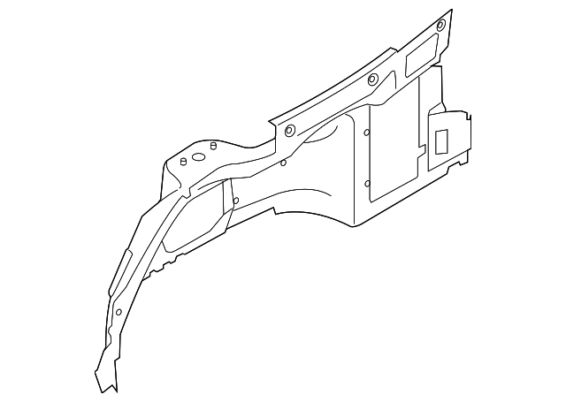 31256568 Деталь INNER WHEELHOUSE, RIGHT