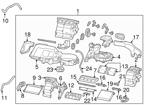 HVAC/CONDENSER, COMPRESSOR & LINES for 2014 Scion FR-S #2