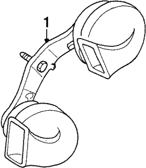 Horn for 2000 Ford Windstar #0