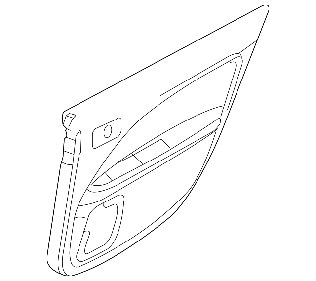 AN7Z-5427406-AC Деталь DOOR TRIM PANEL, RIGHT