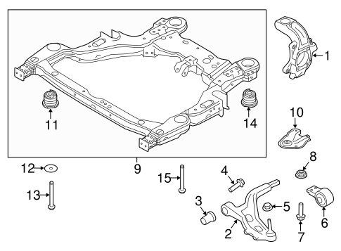 Front Suspension/Suspension Components for 2015 Ford Taurus #2