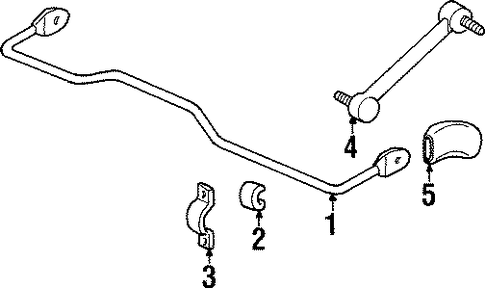 Grand Prix STABILIZER BAR & COMPONENTS