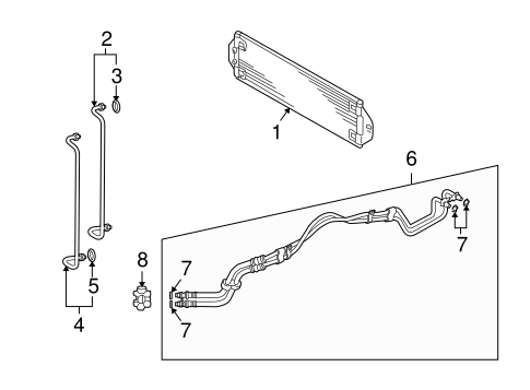 Cayenne TRANS OIL COOLER