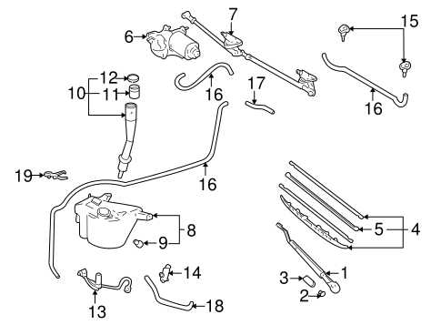 ELECTRICAL/WIPERS for 2006 Toyota Sequoia #2