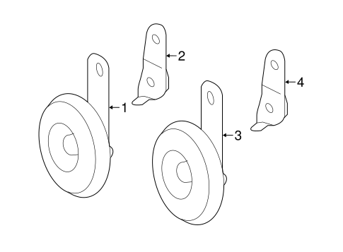 ELECTRICAL/HORN for 2016 Toyota Prius #1