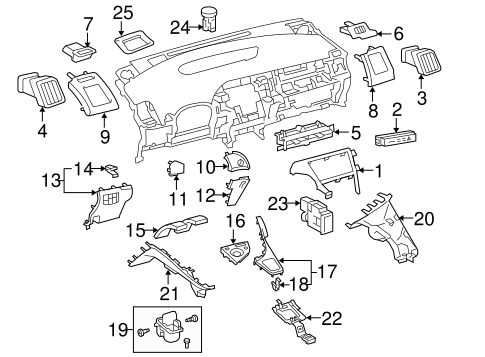 HVAC/AUTOMATIC TEMPERATURE CONTROLS for 2015 Toyota Prius #1