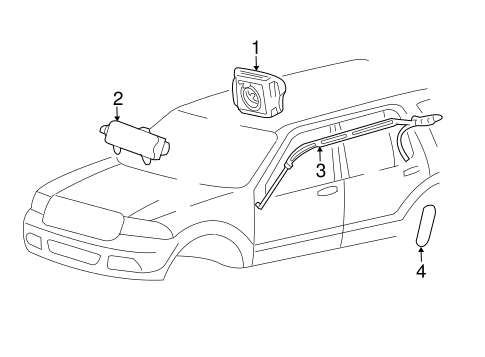 Electrical/Air Bag Components for 2010 Ford Expedition #2