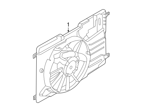Cooling System/Cooling Fan for 2013 Ford Escape #1
