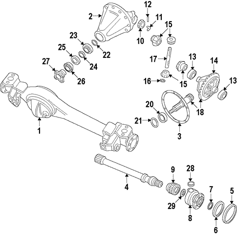 Propeller Shaft for 1995 Land Rover Defender 90 #0
