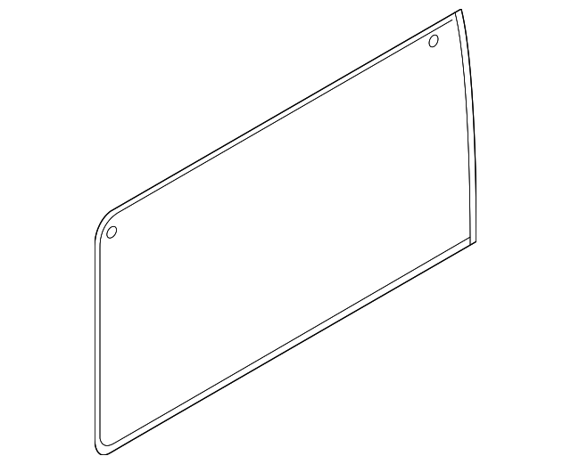 BK3Z-6129711-S Деталь FRONT GLASS, LEFT