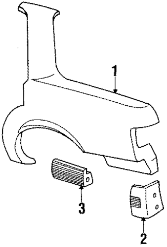 Grand Am EXTERIOR TRIM - QUARTER PANEL
