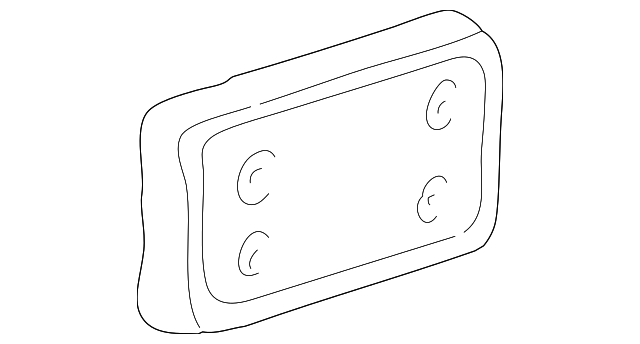 XR3Z-17A385-AA Деталь LICENSE PANEL