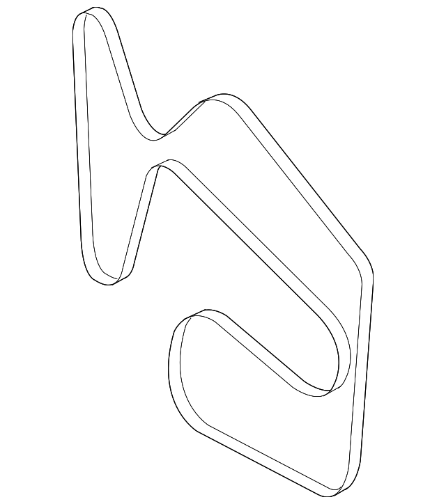 12578084 Деталь SERPENTINE BELT