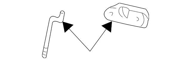 6W4Z5426605AS Деталь HANDLE, OUTSIDE, LEFT