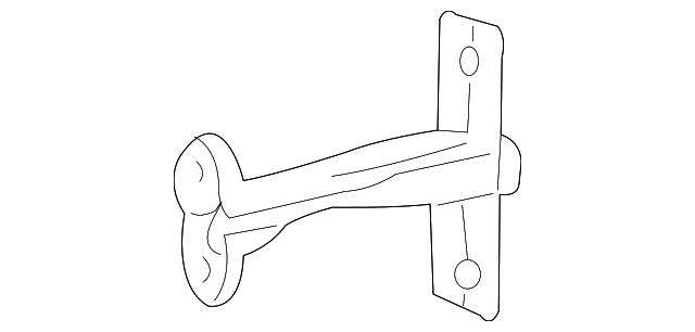6W4Z5427204A Деталь DOOR CHECK, LEFT