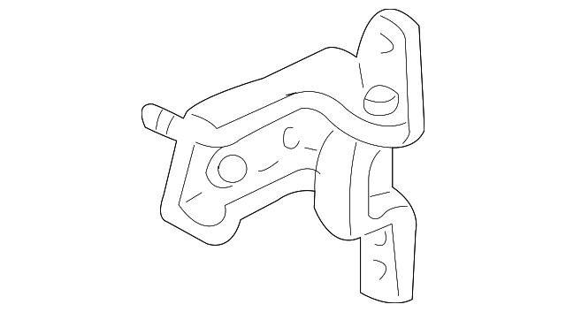 6W4Z5426802A Деталь UPPER HINGE, LEFT