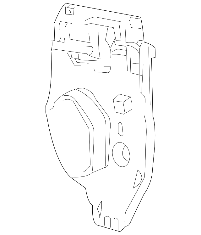 6W4Z5421818B Деталь HANDLE, INSIDE, RIGHT