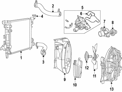 Cooling System/Cooling System for 2014 Ram 2500 #1