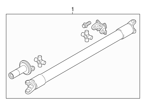 Rear Suspension/Drive Shaft for 2016 Ford F-150 #1
