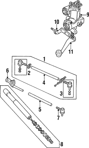 Defender 90 STEERING LINKAGE