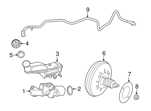 Master Cylinder - Components On Dash Panel for 2017 Infiniti QX30 #0