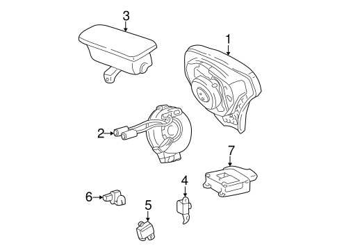 ELECTRICAL/AIR BAG COMPONENTS for 2003 Toyota Matrix #1