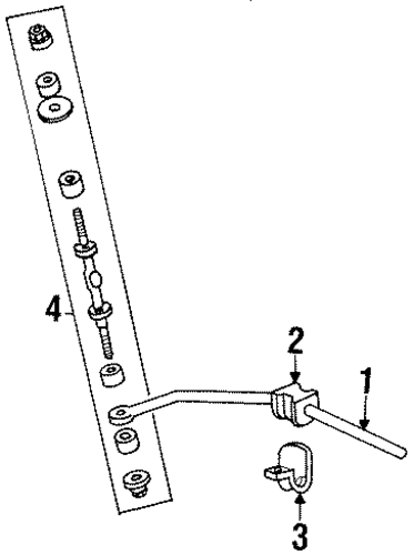 Town Car STABILIZER BAR & COMPONENTS