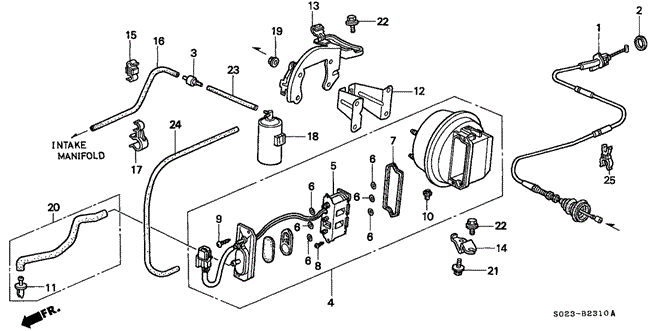 Chassis/Auto Cruise for 2000 Honda CIVIC COUPE #1