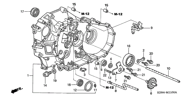 Transmission - Manual/MT Clutch Case (V6) for 2004 Honda ACCORD COUPE #1