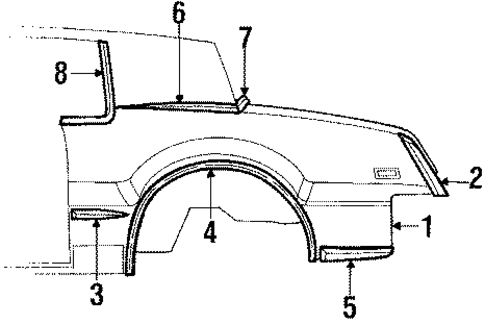 Toronado QUARTER PANEL