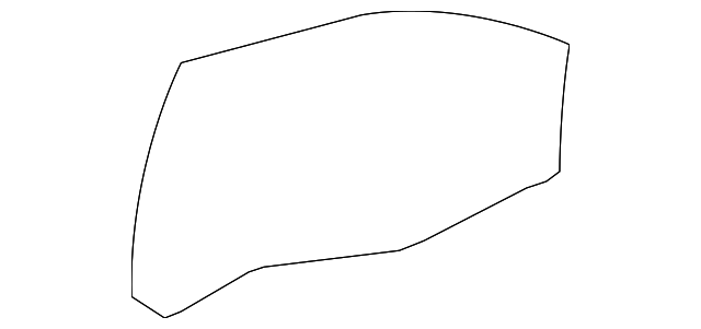 23114168 Деталь DOOR GLASS, RIGHT